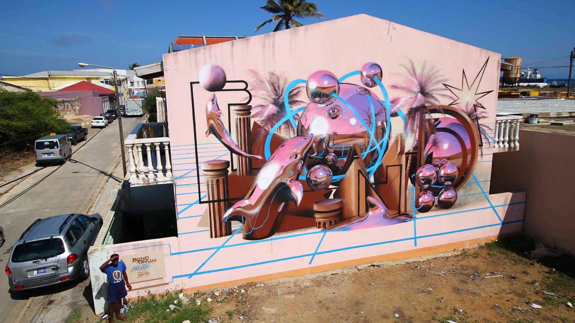 Augmented reality graffiti & AR street art Basa Studio